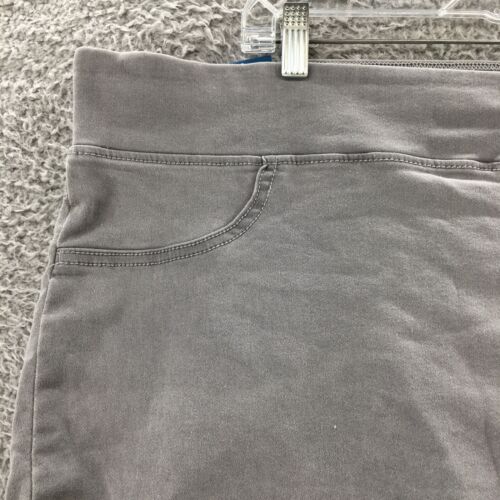 Terra Sky Ankle Skinny Pants Womens 2X Plus (actual 44x28) Gray Cotton Blend NEW - Picture 4 of 21