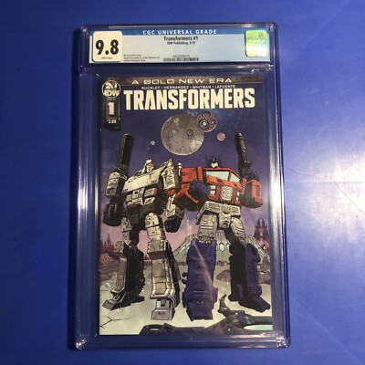 TRANSFORMERS #1 CGC 9.8 MAIN COVER A 1ST PRINT ENERGON APPEARANCE IDW COMIC 2009