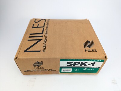 NEW NILES SPK-1 VOLTAGE CONTROLLED SPEAKER-LEVEL SWITCHING SYSTEM | eBay