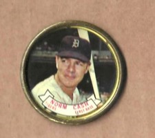 1964 baseball TOPPS Coin Detroit Tigers Norm Cash Collectable #79 Vtg Vg