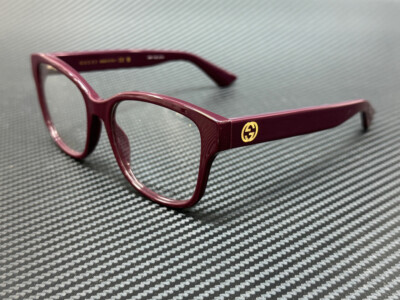 GUCCI GG1340O 004 Burgundy Women's Small 54 mm Eyeglasses - Main Image