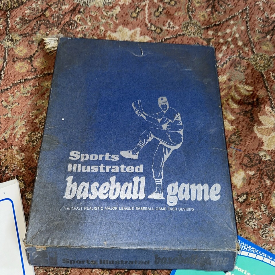 Rare Vintage Sports Illustrated Baseball Board Game, 1971, Parts eBay