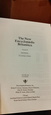 Encyclopedia Britannica 15th Edition 1991 Various Volumes | eBay
