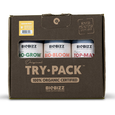 BioBizz Trypack Indoor, Bio Bloom, Bio Grow, TopMax je 250ml