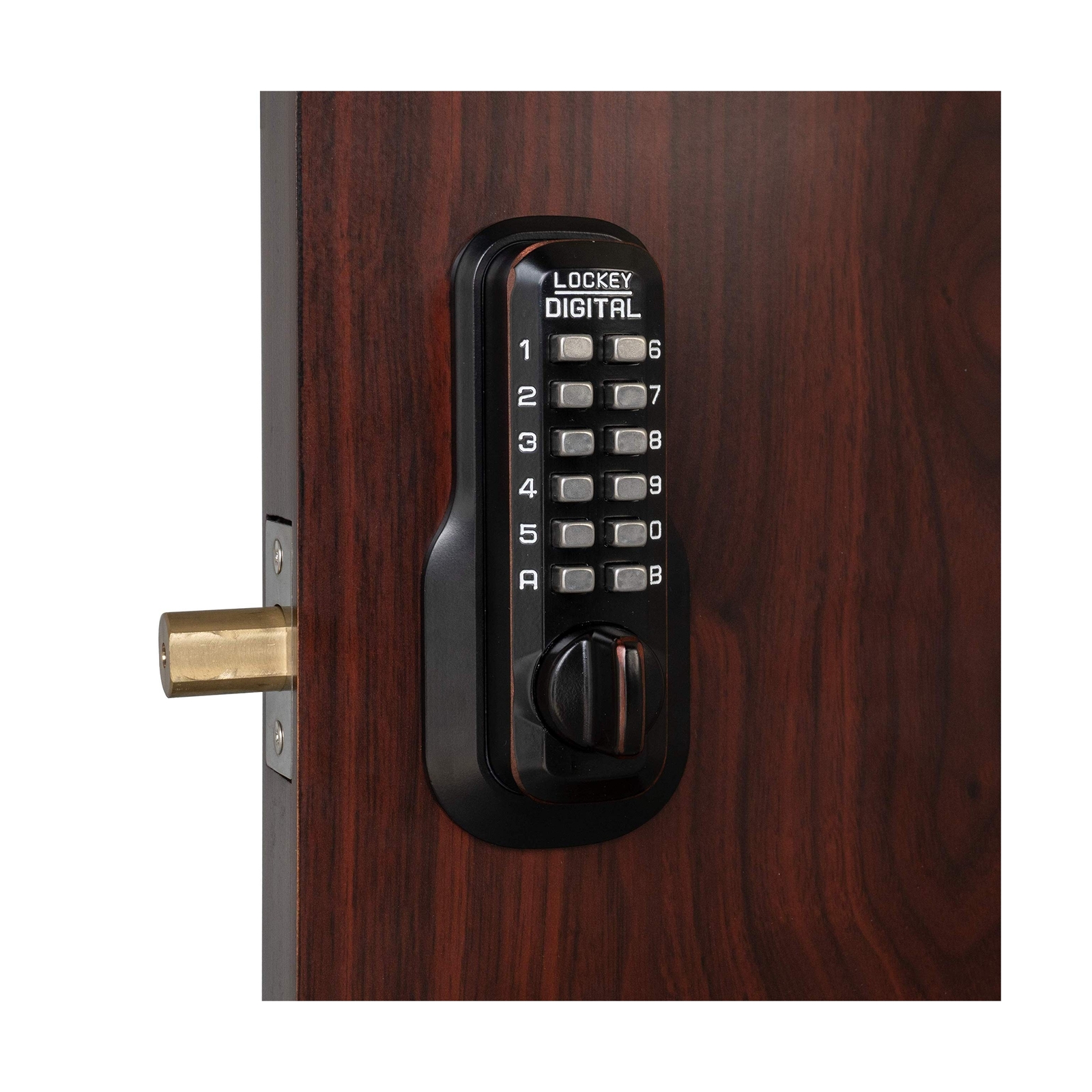 M210OIL Mechanical, Keyless Deadbolt Oil Rubbed Bronze EZ Deadbolt
