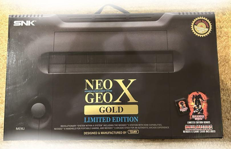 SNK NEO GEO x GOLD Limited Edition Console Tested W/Box | eBay