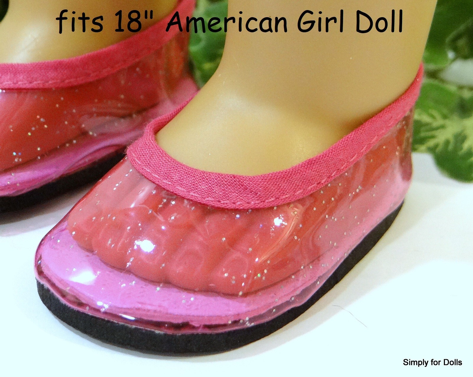Ballet Dolls Appliquéd Ballet Flats Light Pink/glittery Kids