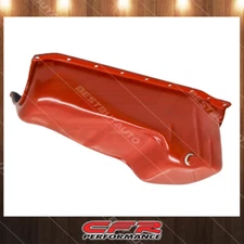 Cobra-Tek Fits  1986-2002 Chevy SB Small Block Oil Pan 283 350 Engine Orange