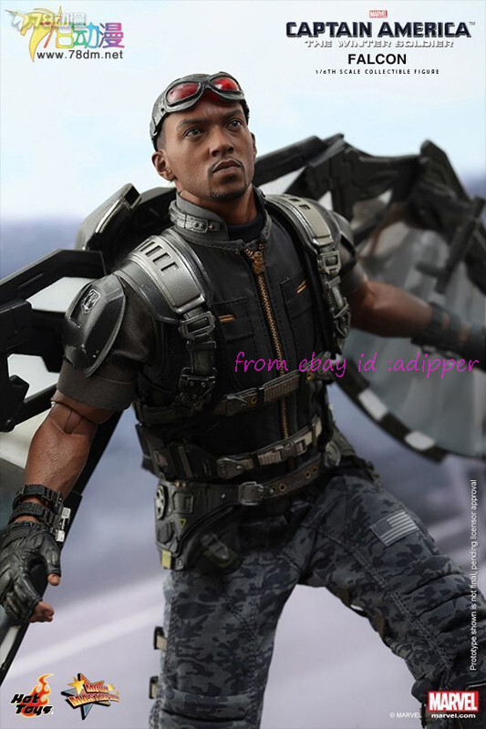 ホットトイズ　MMS245 ファルコン Hot Toys Mms245 1/6 Captain America: The Winter Soldier: Falcon