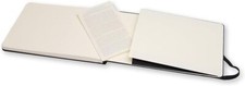 Moleskine Art Watercolor Album Hard Cover, Large 5" x 8.25" Plain/Blank, Black