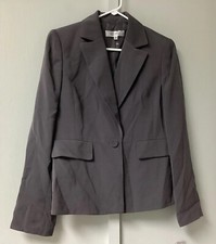 Kasper Blazer Womens Size 6 Jacket Office Casual Work Field Stone Color New