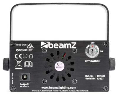 BEAMZ WEISS DOUBLE LASER RGB GOBO IRC LASER
