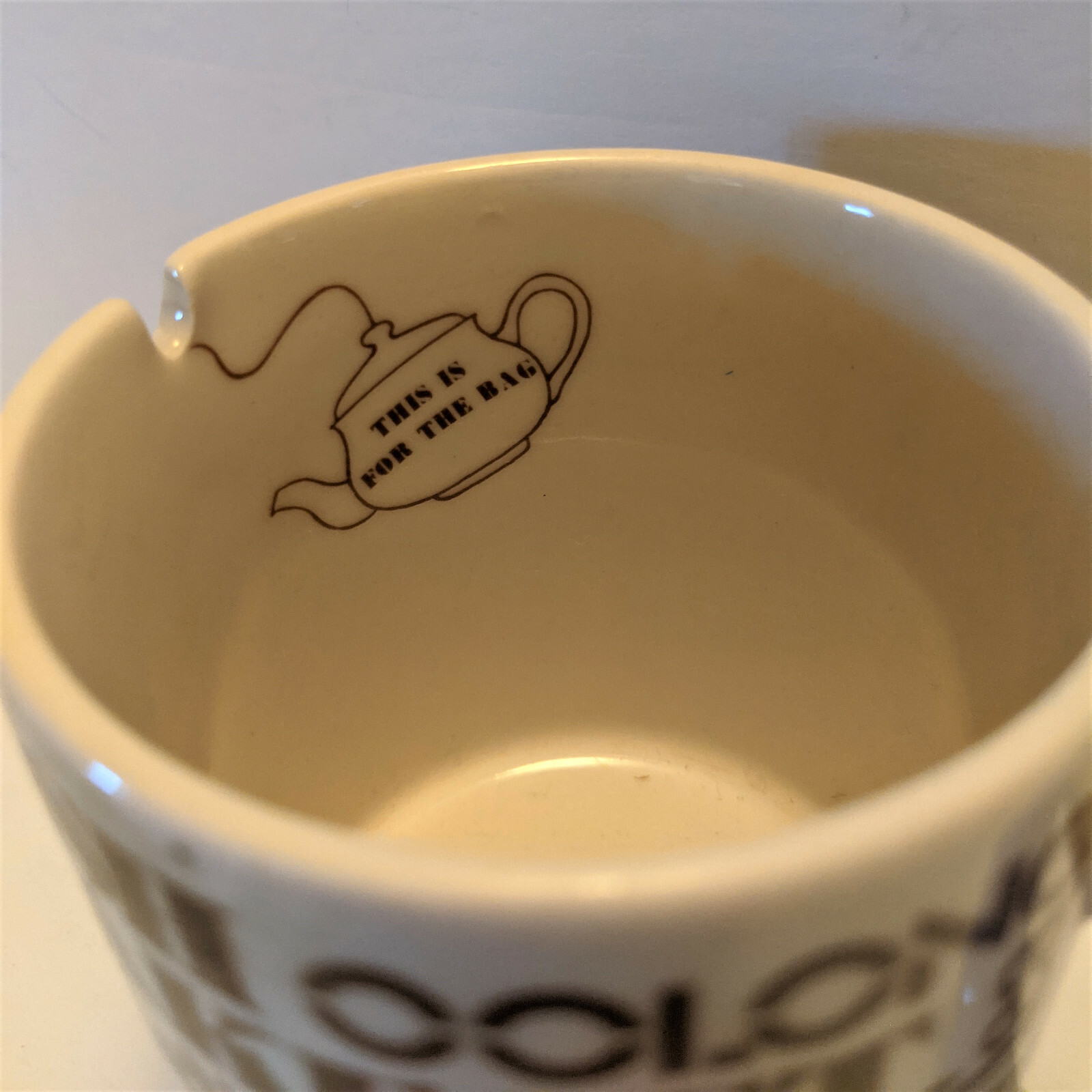 Mug -this Is For The Bag- Keemun Earl Grey English Breakfast Jasmine Oolong