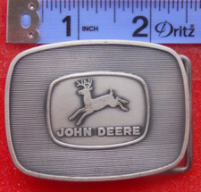 John Deere 1986 with vintage 1956 logo Belt Buckle 2.5" Ver