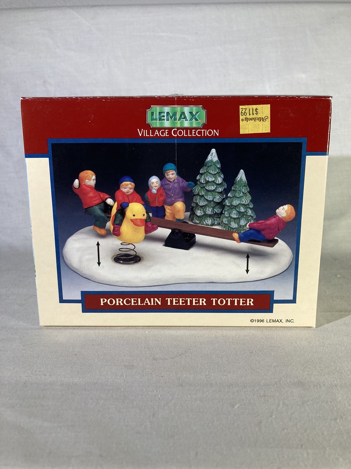 Lemax Village Collection Porcelain Teeter Totter Figure for sale online