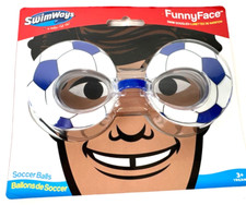 SwimWays Funny Face Soccer Ball Swim Goggles