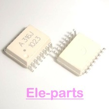 2 PCS HCPL-316J SOP-16 HCPL316J HCPL316 A 316J A316J SMD-16 Drive Optocoupler