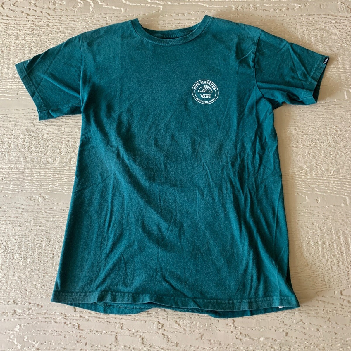 Vans Pipe Masters 2022 Shirt Adult Small Green North Shore Hawaii