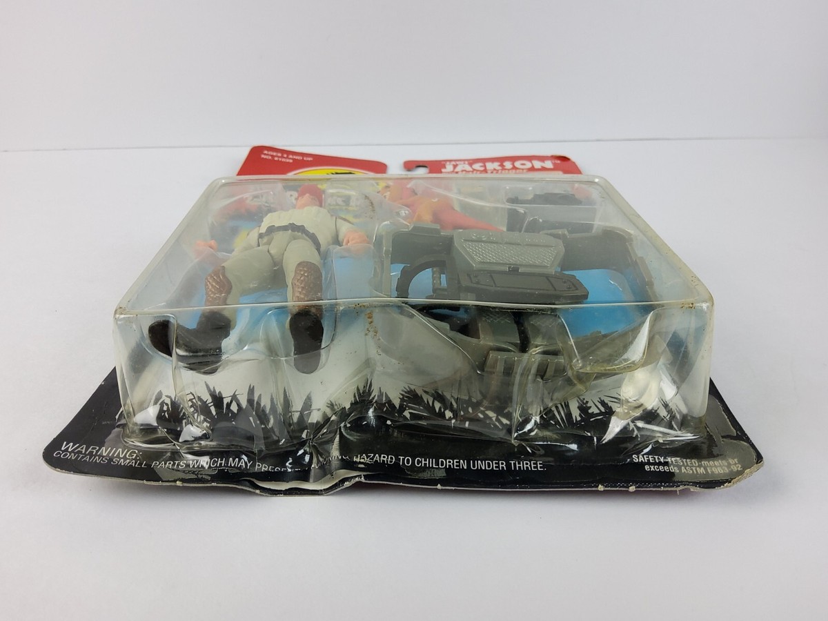 1993 Jurassic Park Dino Trackers Jaws Jackson Figure