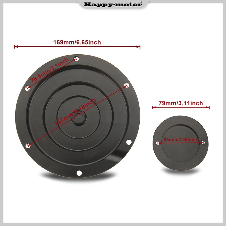 Derby Covers For Harley Sportster 2009-up Iron 883 XL883N Roadster XL1200CX  - Imagem 3 de 4