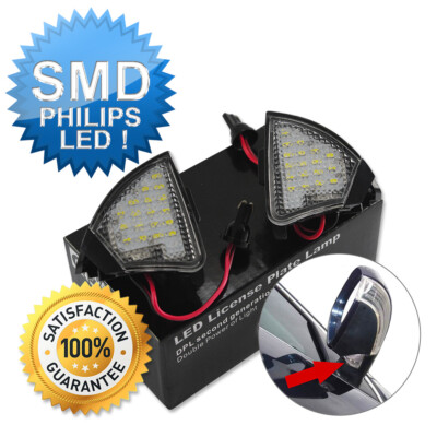 2x LED UMFELDBELEUCHTUNG AUSSENSPIEGEL FÜR VW GOLF V 5 PLUS PASSAT 3C B6 SHARAN