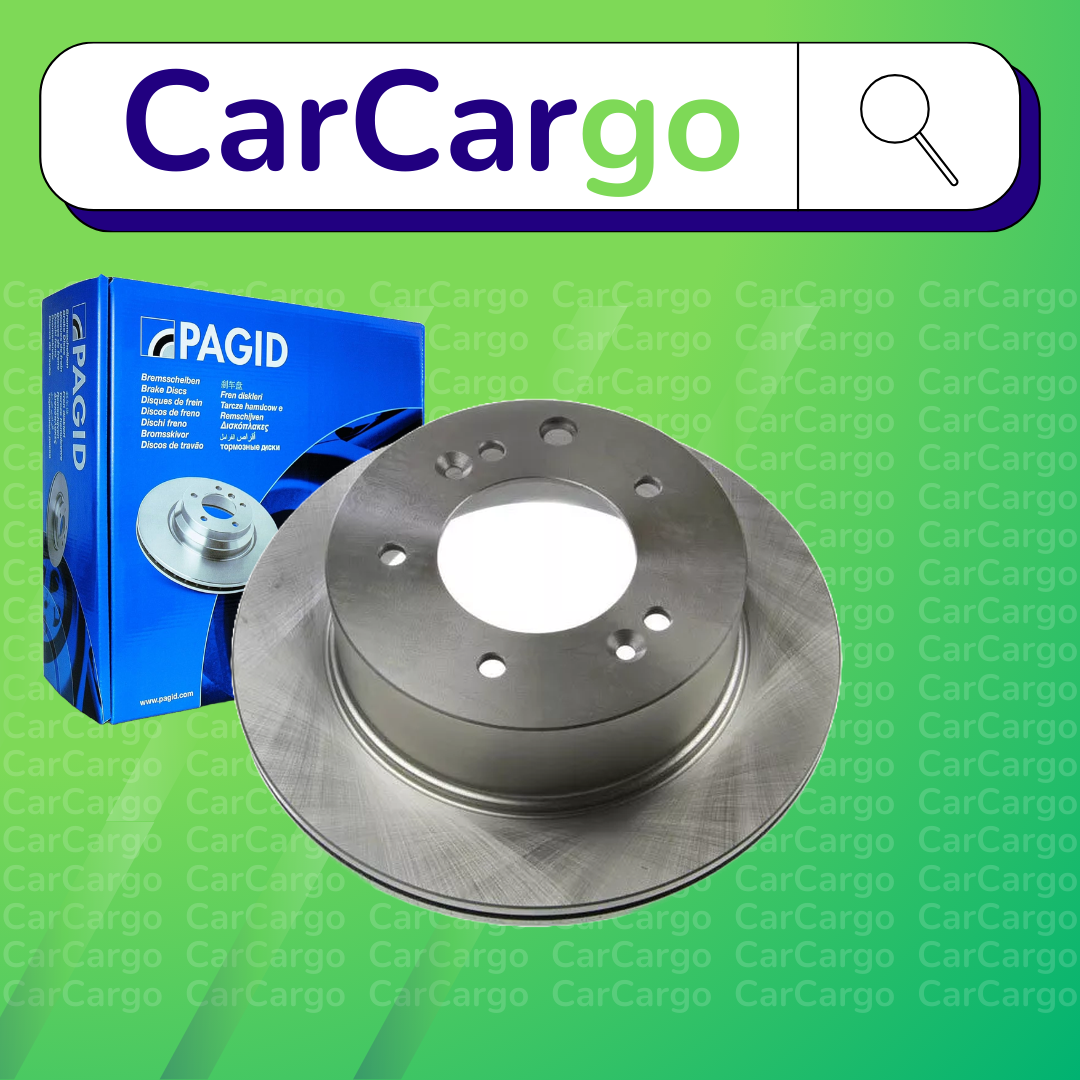 Pagid Vented Rear Brake Discs Pair For Kia Sorento 3.3 V6 4WD 2007-2011 315 mm