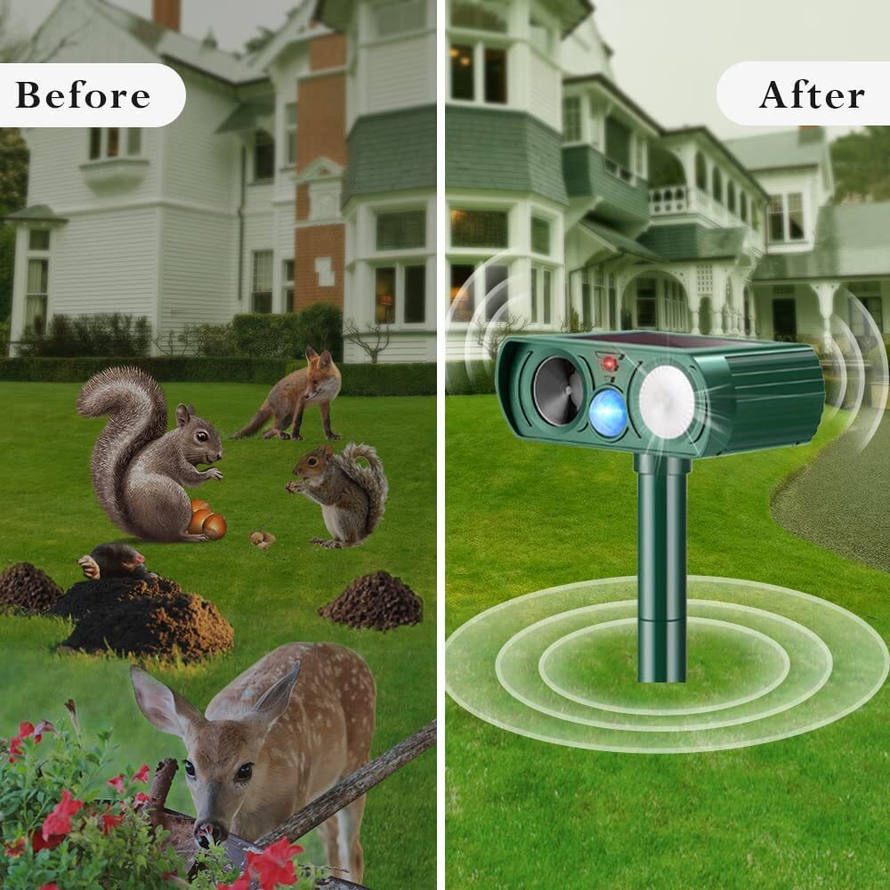 5 Best Solar Powered Ultrasonic Repellers for Pest Control in 2024