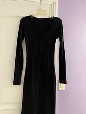 Black Long Sleep Bodycon Dress