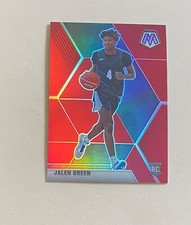 2021-22 Panini Chronicles Draft Picks Red #254 Jalen Green Mosaic /149 #P8423
