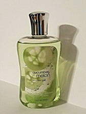 Bath Body Works Signature Cucumber Melon Aloe Vera  Vitamin e Shower Gel 10oz