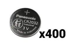 400 PANASONIC CR2032 BULK CR 2032 3V LITHIUM COIN CELL BATTERY EXP 2032