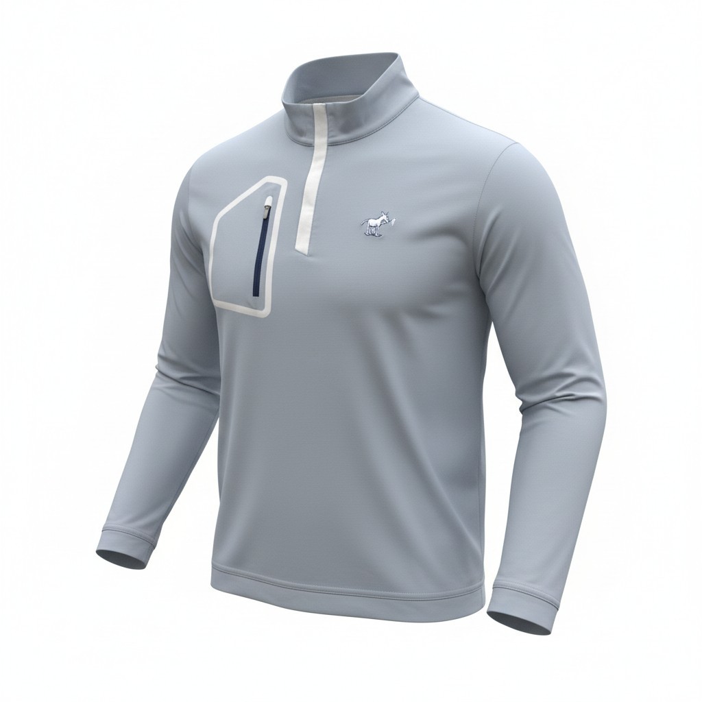 Peter Millar Forge Pullover Mens Medium Gray Scot… - image 1