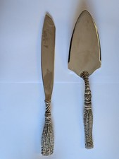 Silea Silver Plated Cake Knife And Server