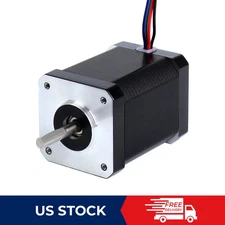 STEPPERONLINE Nema 17 Stepper Motor High Torque 85oz.in 42x60mm 2.1A 4 Wires CNC