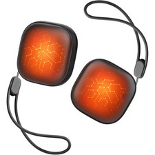 Rechargeable Magnetic Hand Warmers 2 Pack, Ultra Slim Electric, 3 Heat Levels, P