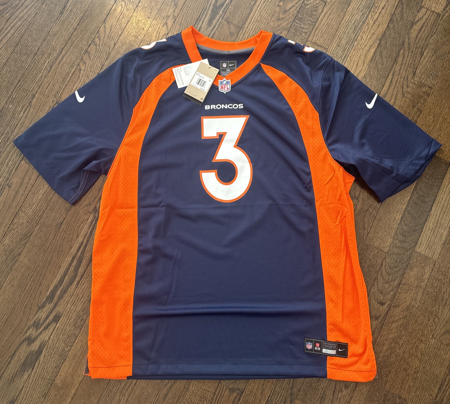 シャツ Denver Broncos NFL Jersey NWT Wilson Denver Broncos Jersey XXL Wilson Mens Blue New With Tags NWT | eBay