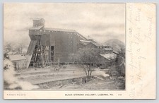 Luzerne PA Black Diamond Colliery c1905 Postcard
