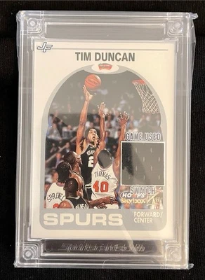 2023 Jersey Fusion Tim Duncan Game Used Swatch - Bild 1 von 2