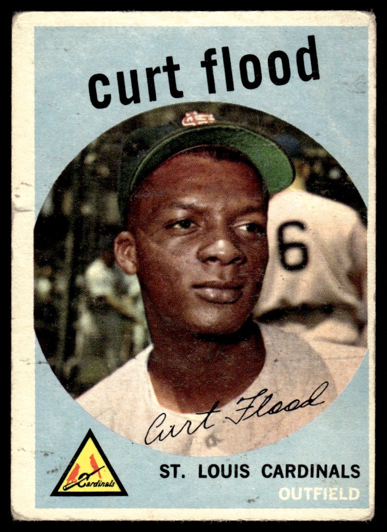 1959 Topps Curt Flood St. Louis Cardinals #353