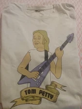 Tom Petty cartoon King of the hill Lucky  feels so good t shirt size L