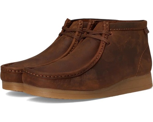 ClarksShacre BootherenChukka-laarsChukkalaarzen,Donker Zand Suede,42.5 EU Breed