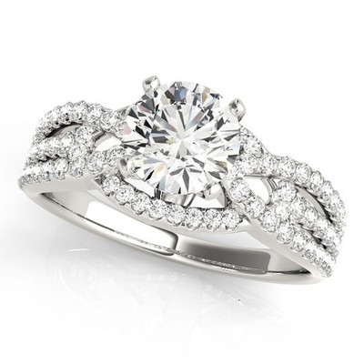 Best Deal! 2 kt DE/VS Lab Grown Rundschliff Diamant Verlobungsring 18 K Weißgold
