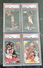 Michael Jordan PSA Graded 4-Card Lot