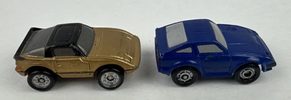 Micro Machines Muscle Car Lot Of 4 Mazda RX7 Goodyear Zebra Datsun Vtg Galoob - Image 3 of 4