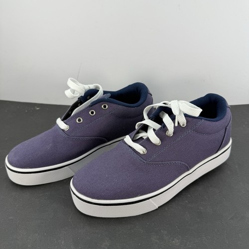 Zapatos de lanzamiento Heelys para hombre talla 8 azul marino gris 770159 con cordones