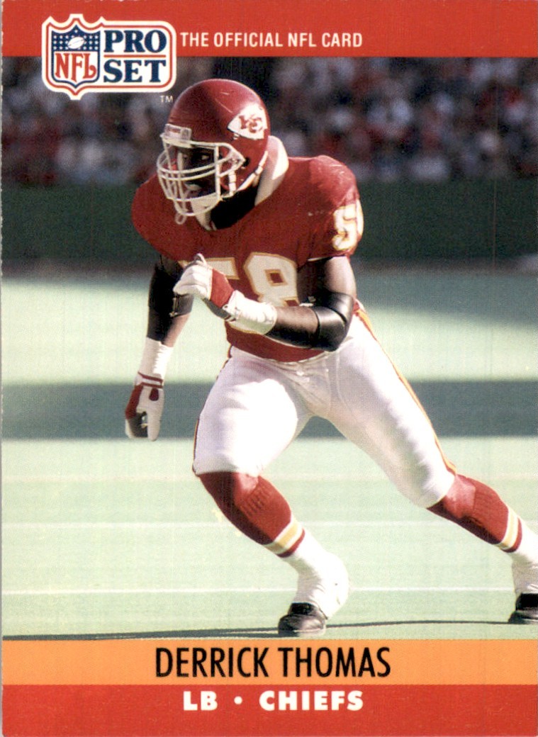 1990 Pro Set Derrick Thomas Kansas City Chiefs #536