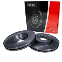 2X Maxgear Bremsschebeiben 280Mm BelÜFtet Vorne Passend FÜR CitroËN Jumpy Fiat