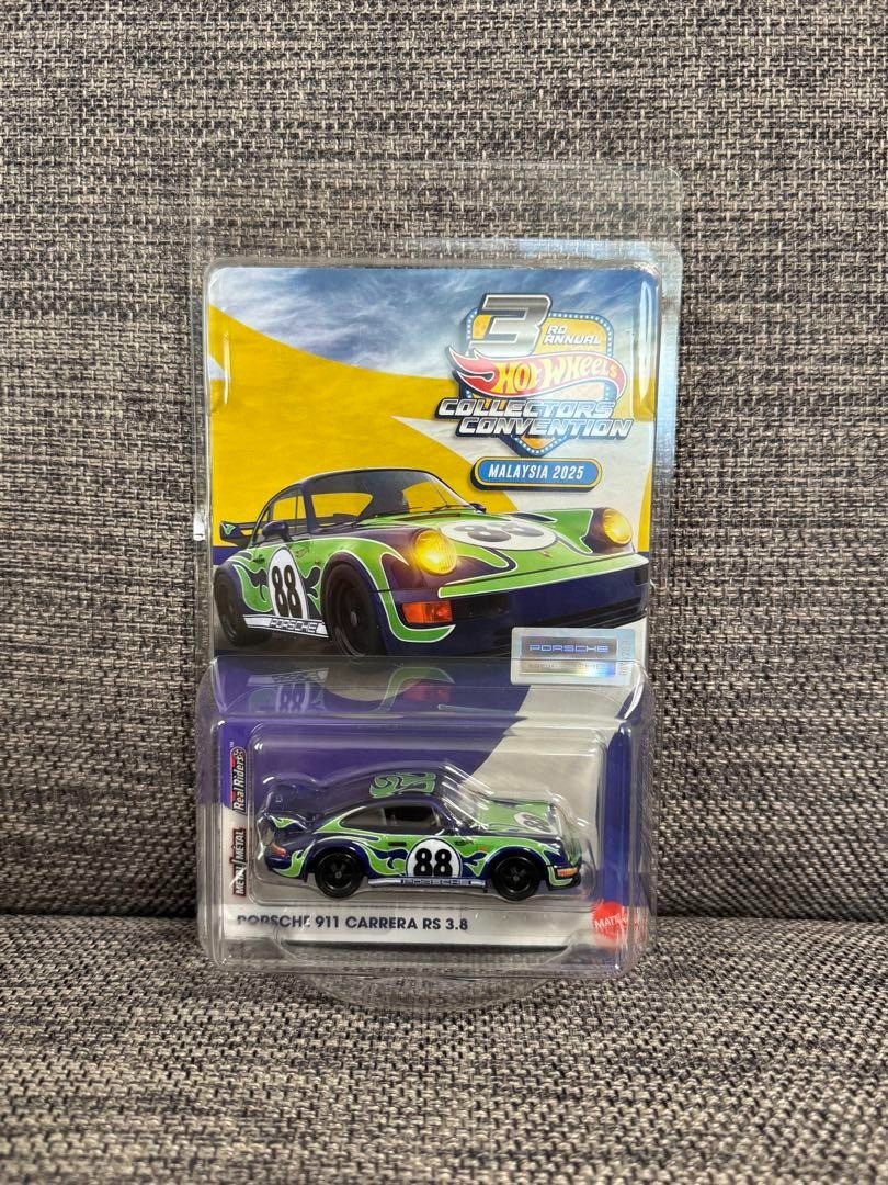 ホットウィール マレーシアコンベンション2025 ポルシェ　911 カレラRS Hot Wheels Porsche 911 Carrera RS 3.8 Malaysia 2025