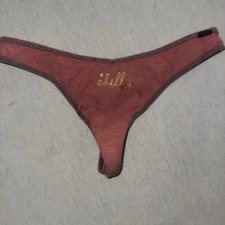 Womens Size XL PINk Thong Panties
