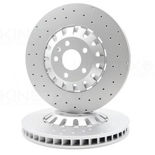FOR AUDI A4 A5 A6 A7 A8 Q5 Q7 Q8 SQ5 S4 S5 S6 S7 FRONT BRAKE DISCS PAIR 375mm